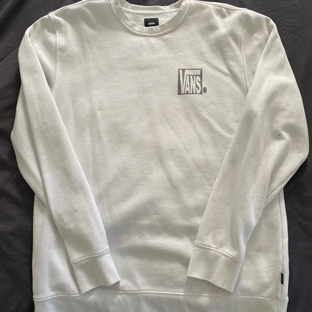 VANS white crewneck